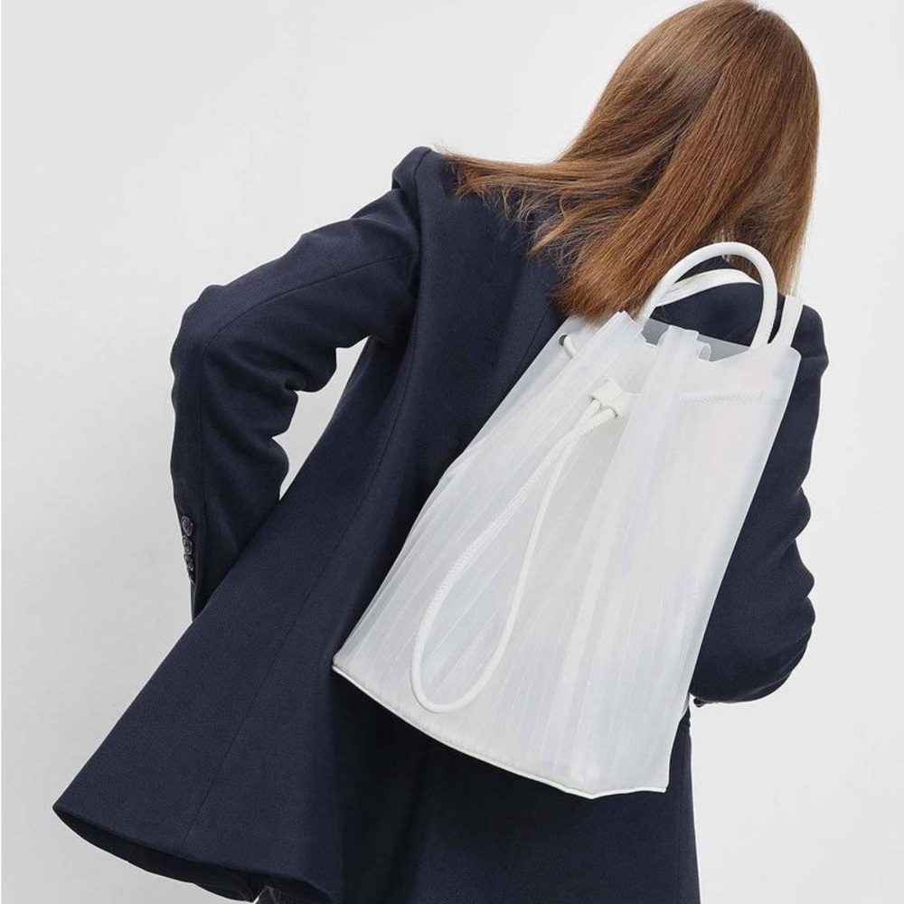 Charles & Keith Translucent Drawstring Backpack - image 3